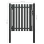 Voir la diapositive 5 : VIDAXL Portail de cloture de jardin Acier 1x1,5 m Anthracite