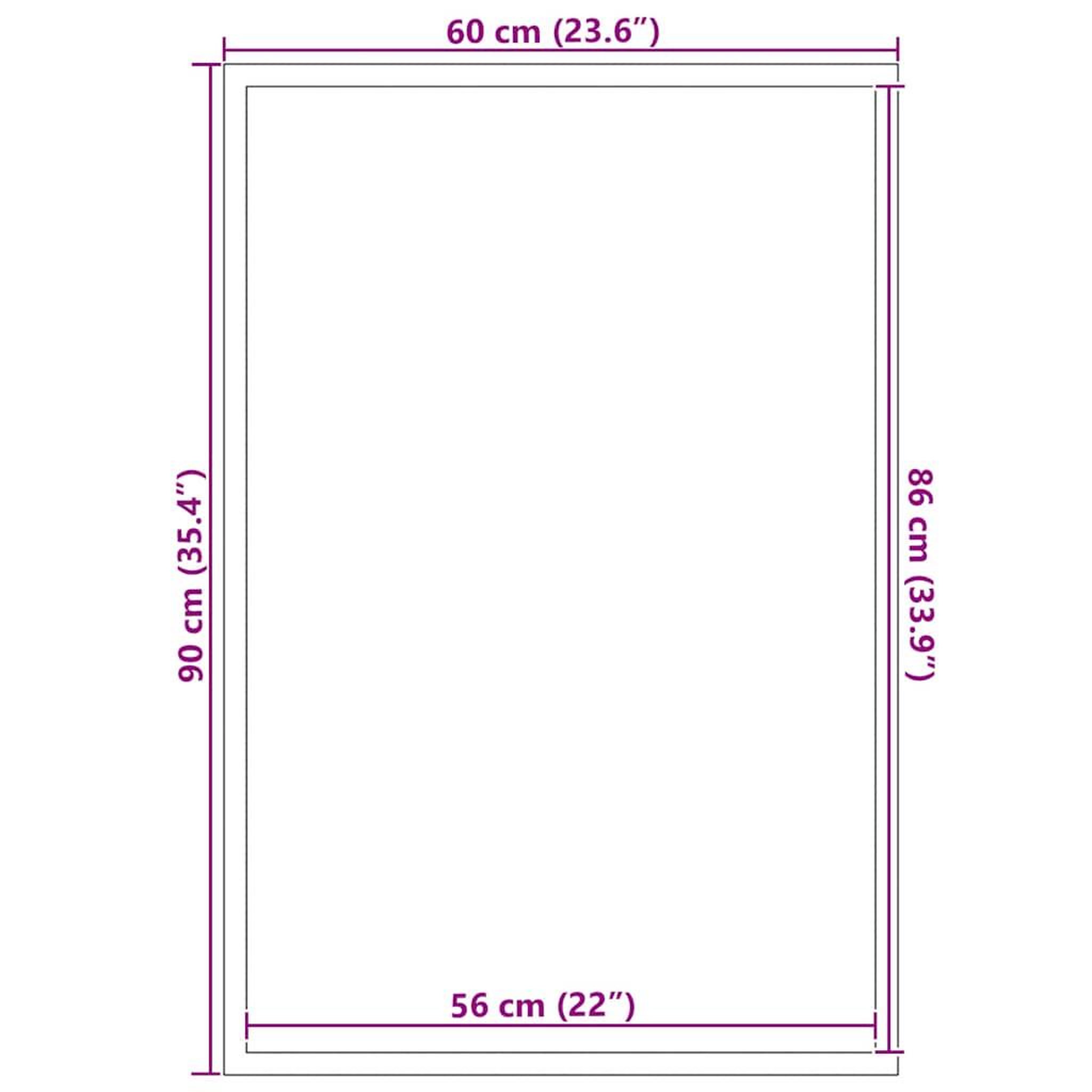 Voir la diapositive 6 : VIDAXL Paillasson marron 60x90 cm