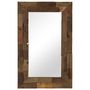 Voir la diapositive 1 : VIDAXL Miroir Bois de recuperation massif 50 x 80 cm