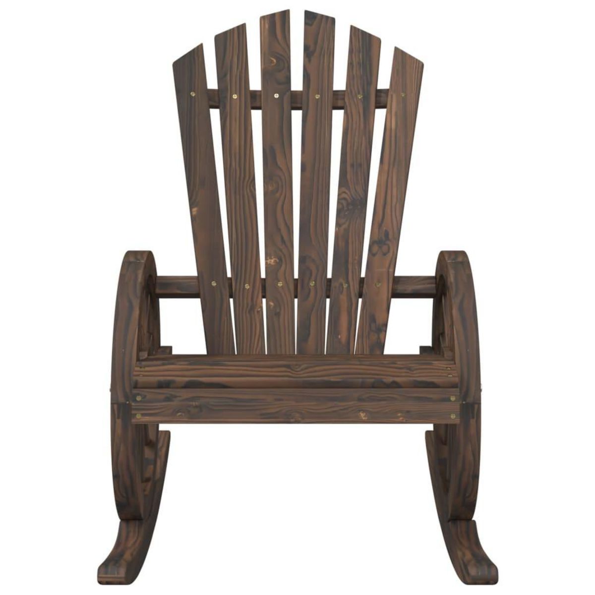 VIDAXL Chaise a bascule Adirondack bois de sapin massif
