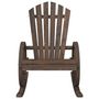 Voir la diapositive 4 : VIDAXL Chaise a bascule Adirondack bois de sapin massif