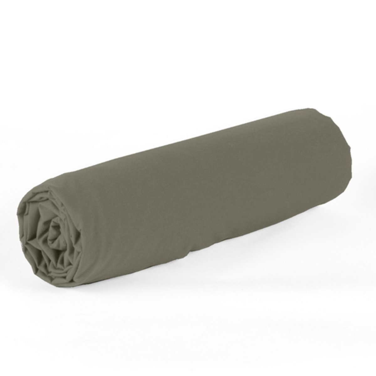 Drap housse unie en coton 