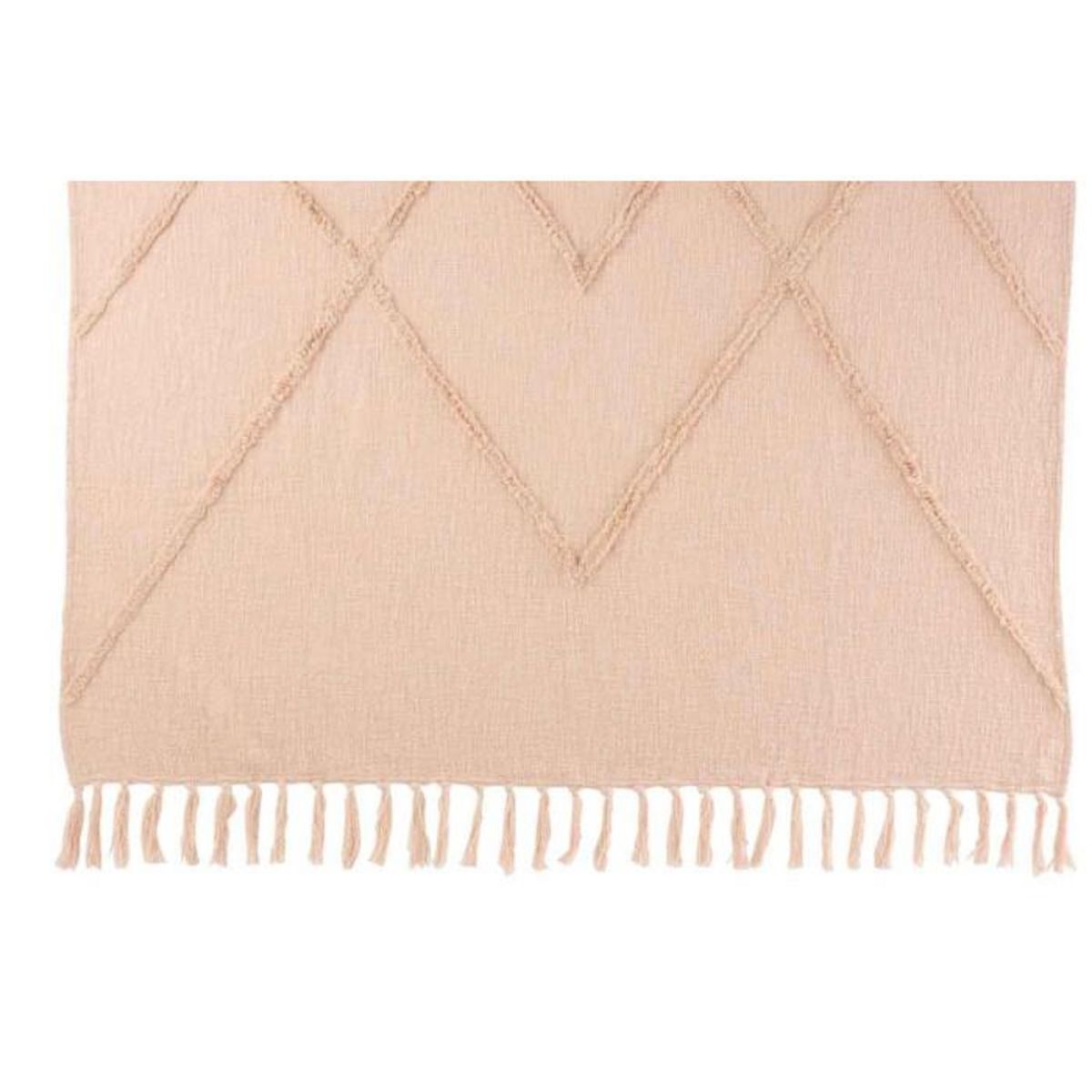 Paris Prix Plaid Déco  Losange  130x170cm Rose