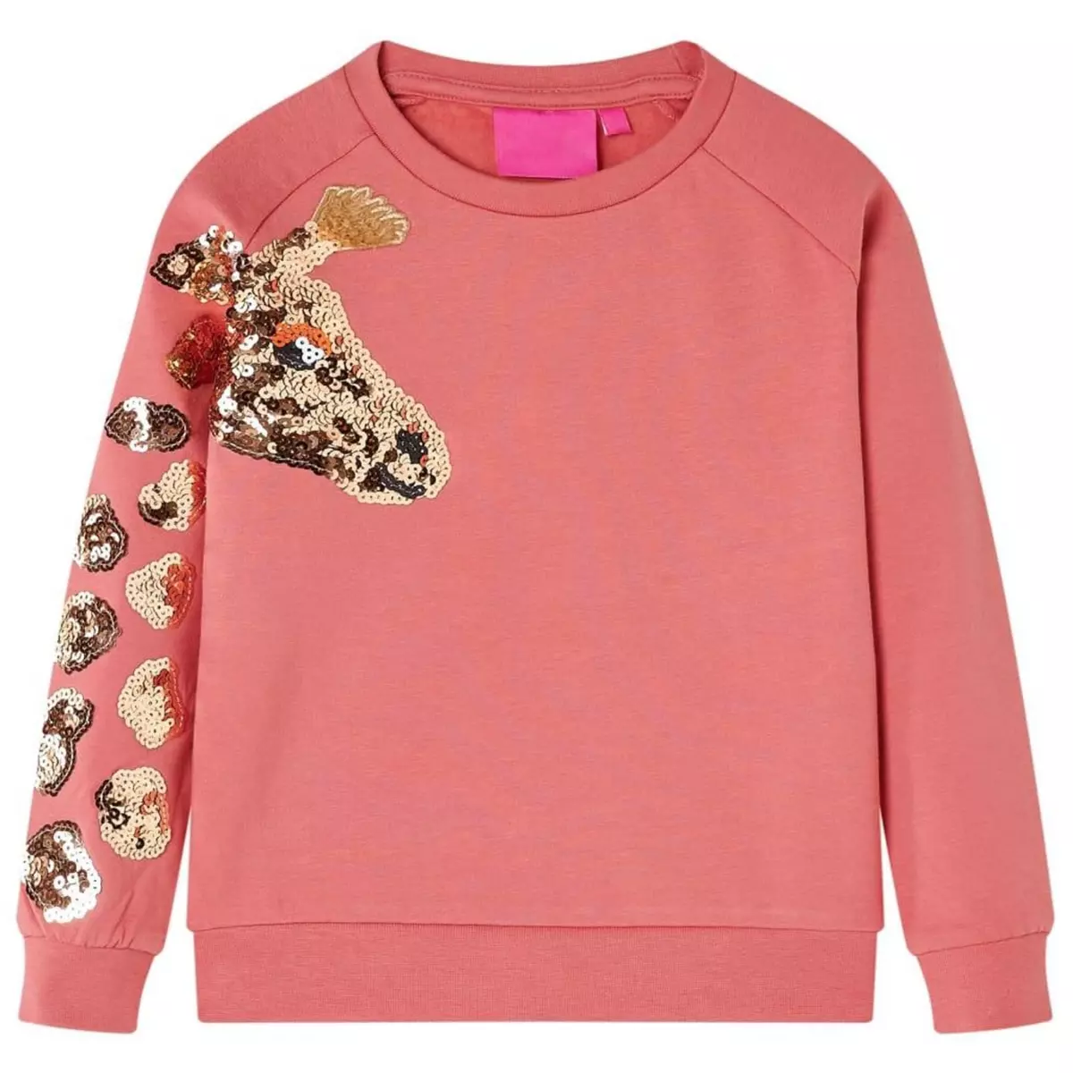 VIDAXL Sweatshirt pour enfants rose ancien 140