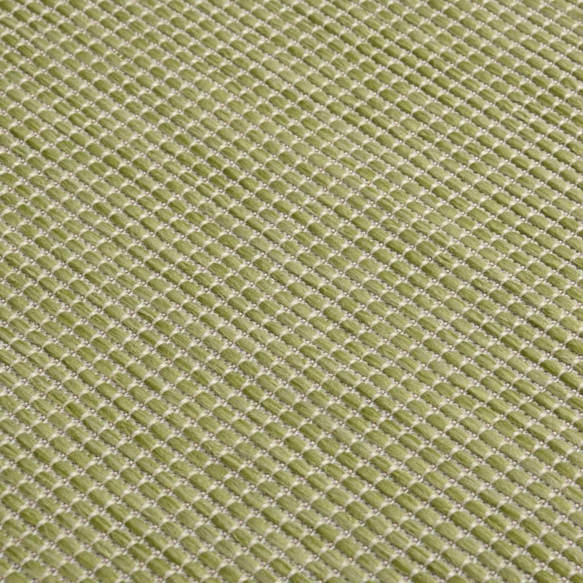 VIDAXL Tapis a tissage plat d'exterieur 80x150 cm Vert
