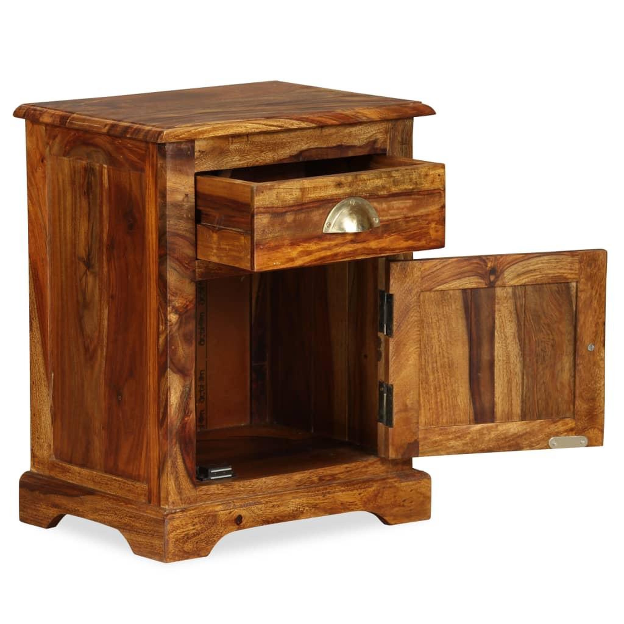 Voir la diapositive 3 : VIDAXL Table de chevet Bois massif 40x30x50 cm