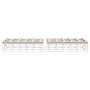 Voir la diapositive 5 : VIDAXL Cadre de lit sans matelas blanc 100x200 cm bois de pin massif