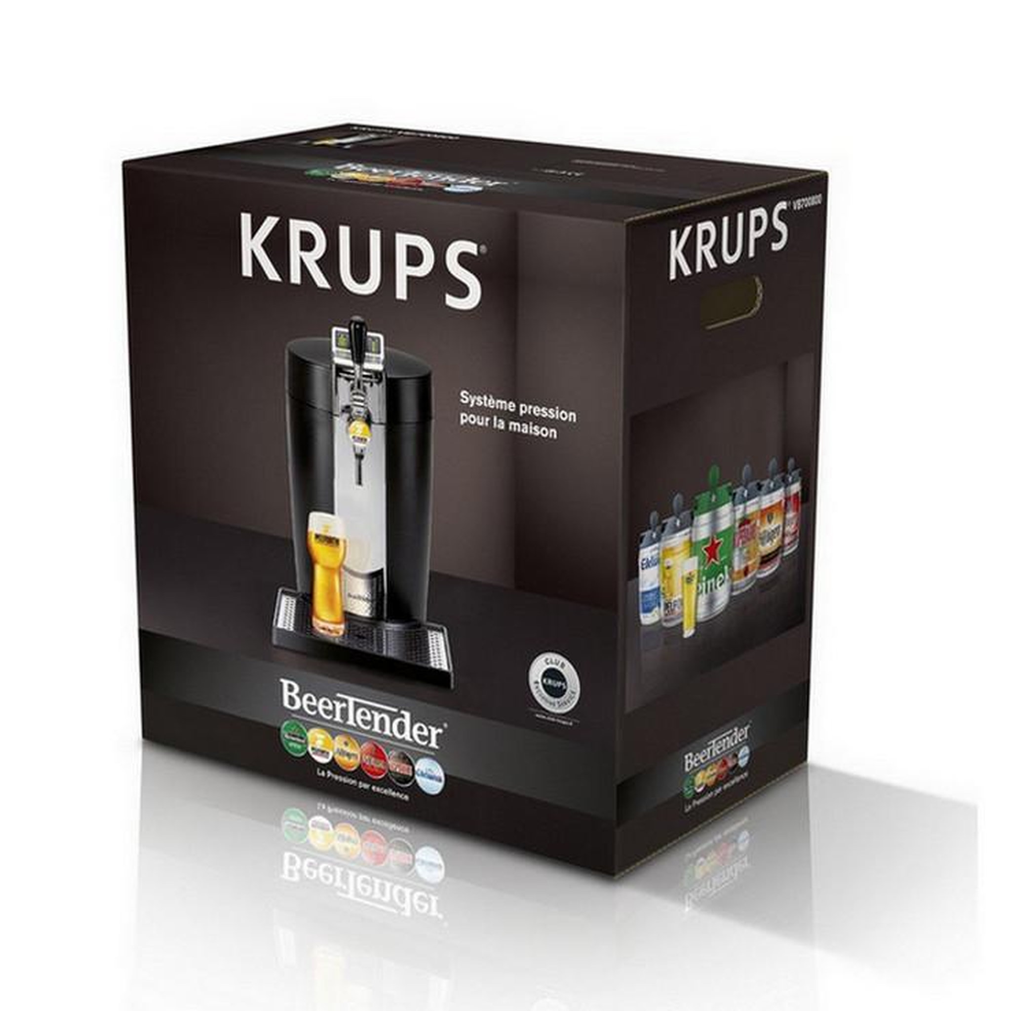 Voir la diapositive 2 : KRUPS Machine à bière 5l noir - vb700800