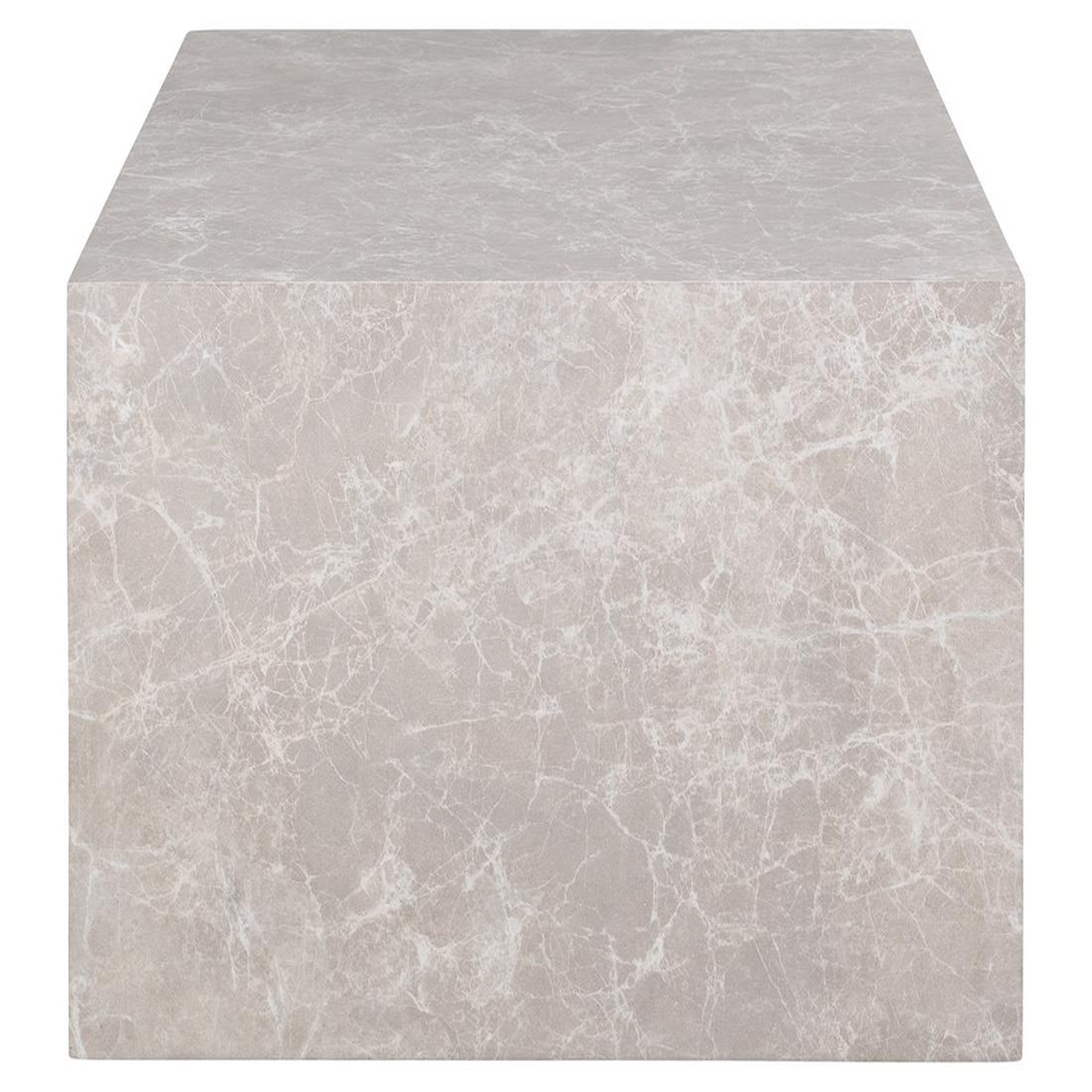 Voir la diapositive 3 : LISA DESIGN Pula - table basse - effet marbre - 80 cm