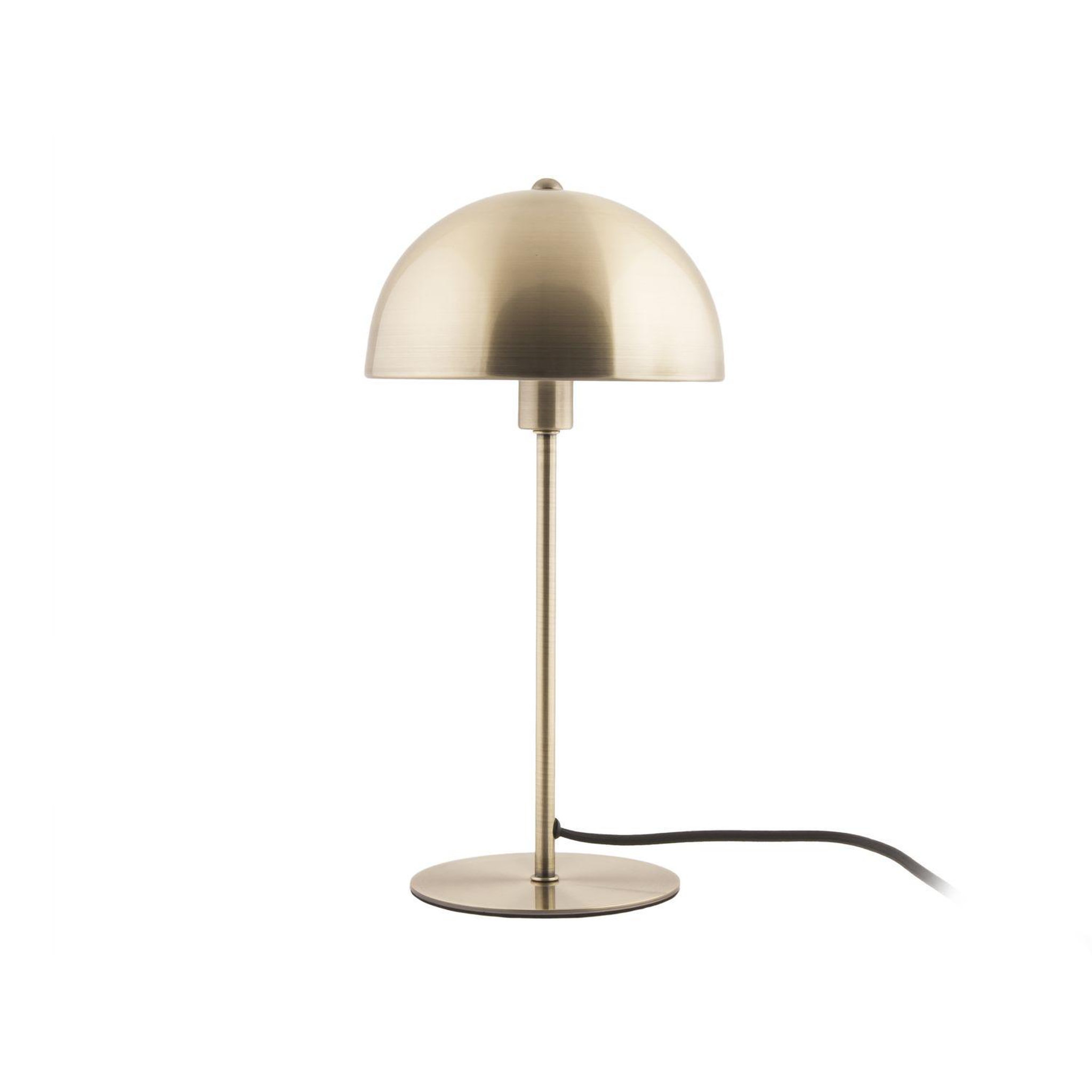 Leitmotiv Lampe à poser design métal bonnet. Coloris disponibles : Jaune, Vert, Rose, Noir