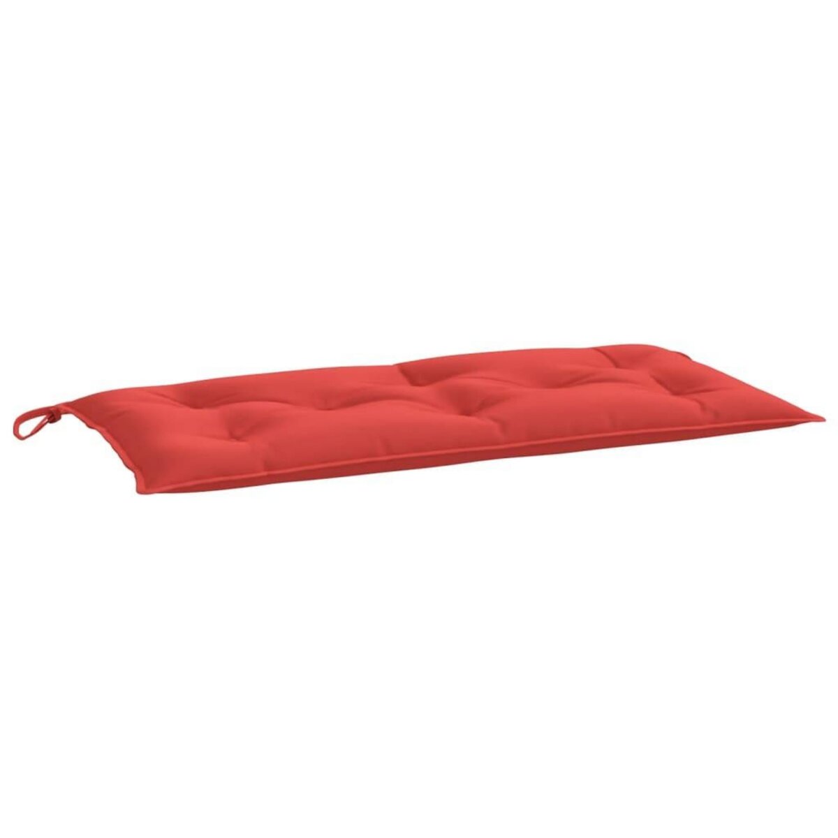VIDAXL Coussin de banc de jardin rouge 110x50x7 cm tissu oxford