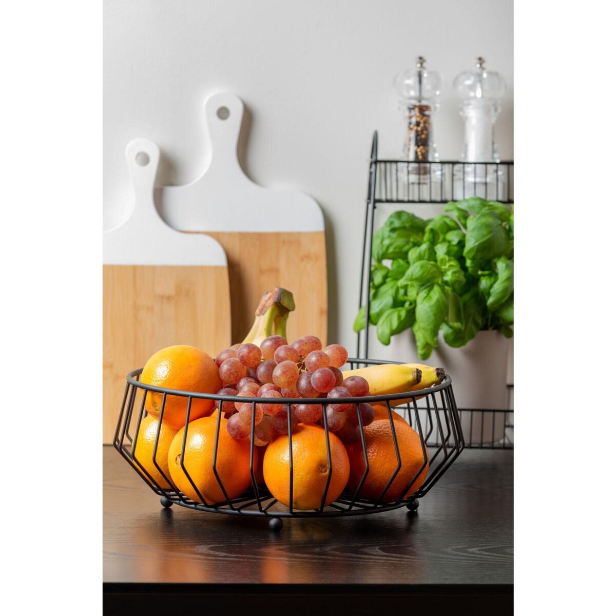 PRESENT TIME Corbeille à fruits design métal large Kink