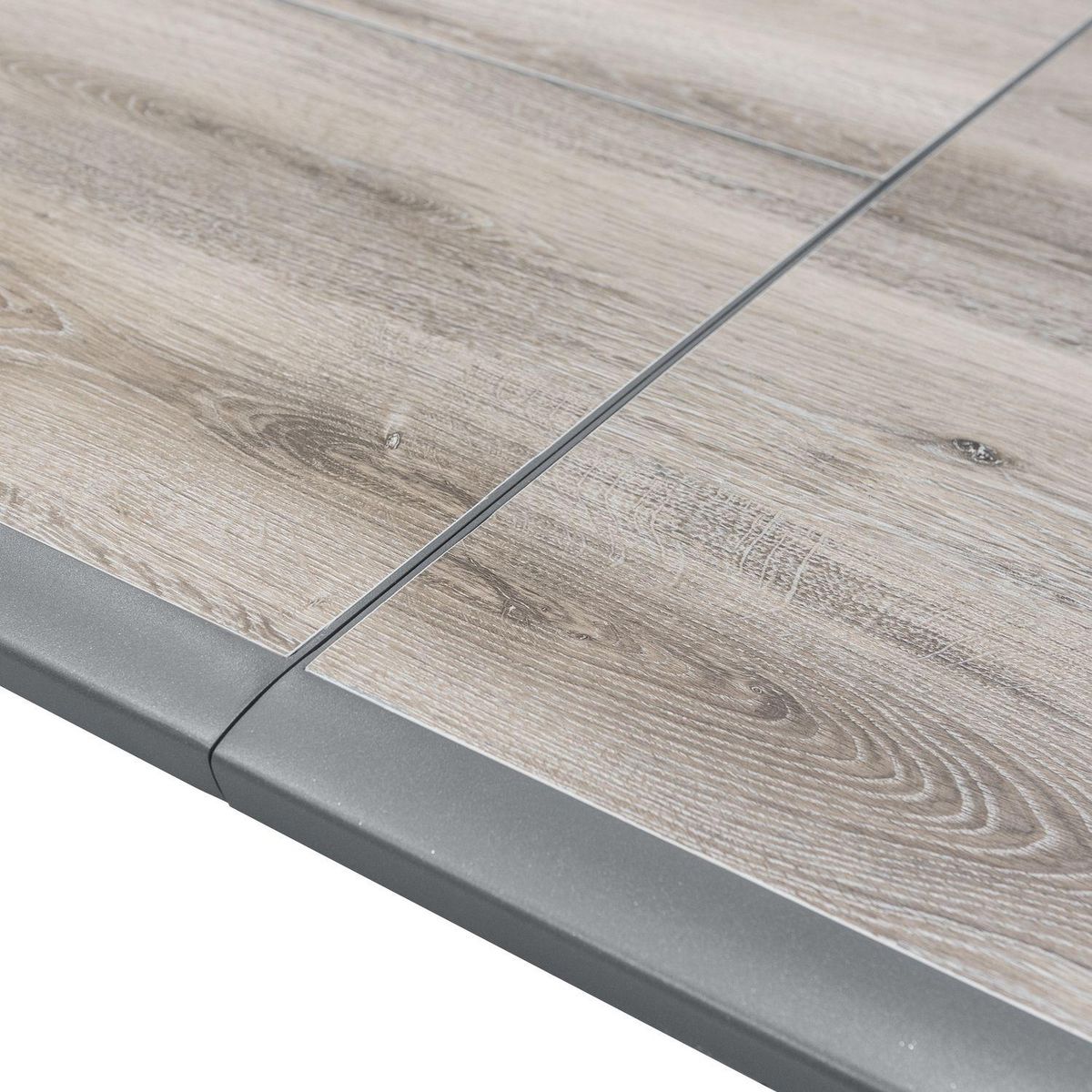 HESPERIDE Table de jardin extensible Pavane en aluminium