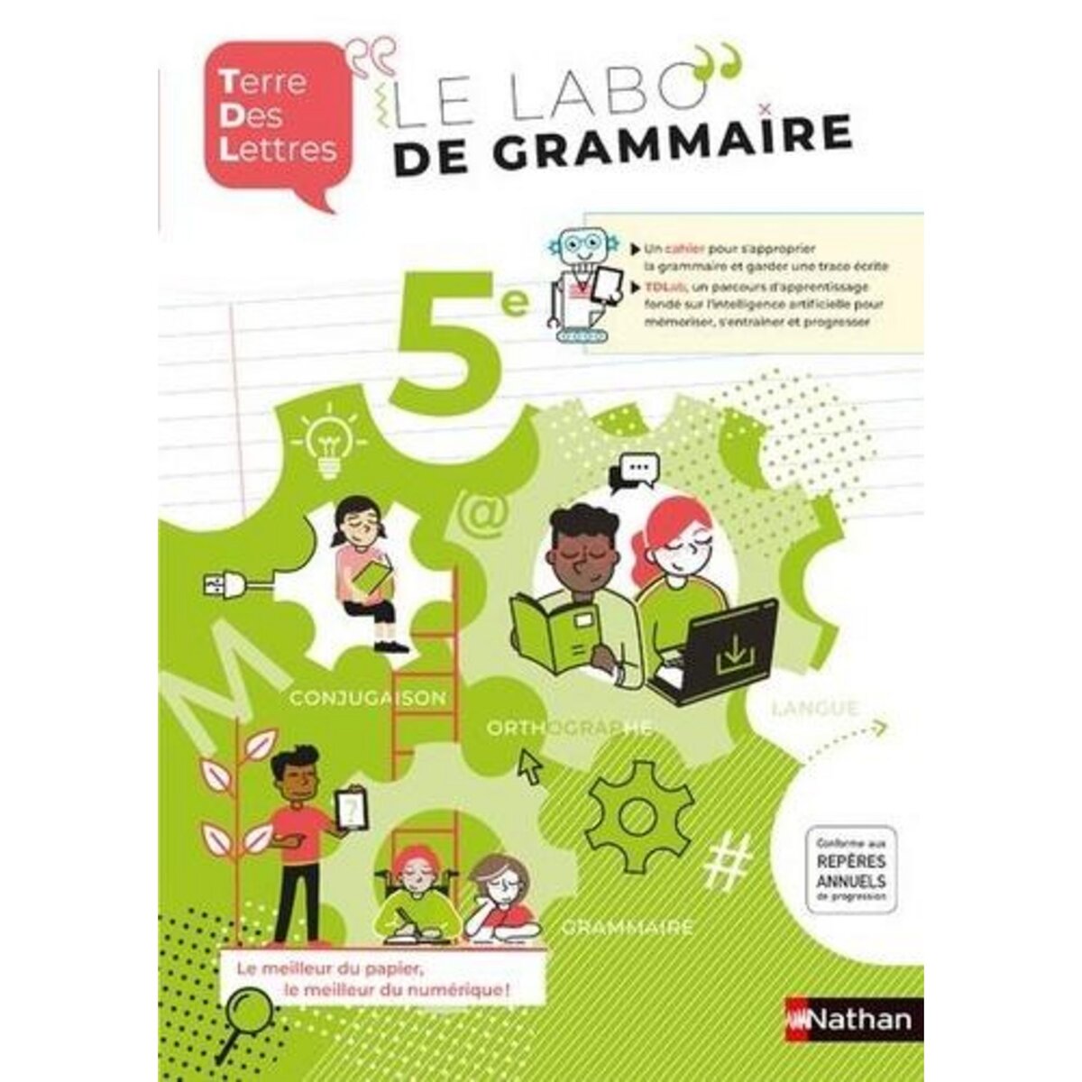 LE LABO DE GRAMMAIRE 5E TERRE DES LETTRES. EDITION 2020, Denéchère Anne-Christine