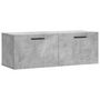Voir la diapositive 2 : VIDAXL Armoire murale gris beton 100x36,5x35 cm bois d'ingenierie