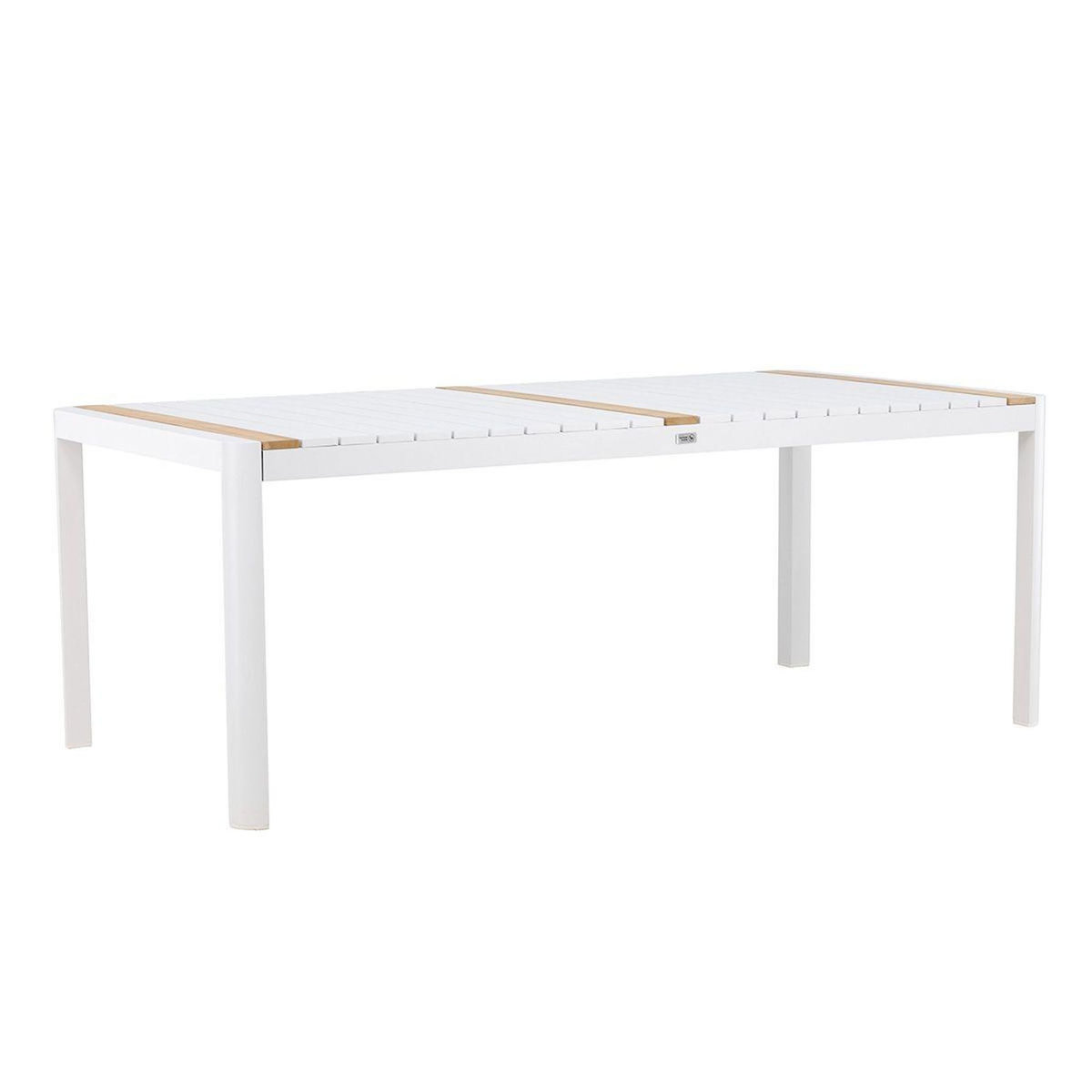 Paris Prix Table de Jardin en Teck  Togo  200cm Blanc