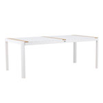 Paris Prix Table de Jardin en Teck  Togo  200cm Blanc