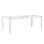 Voir la diapositive 1 : Paris Prix Table de Jardin en Teck  Togo  200cm Blanc