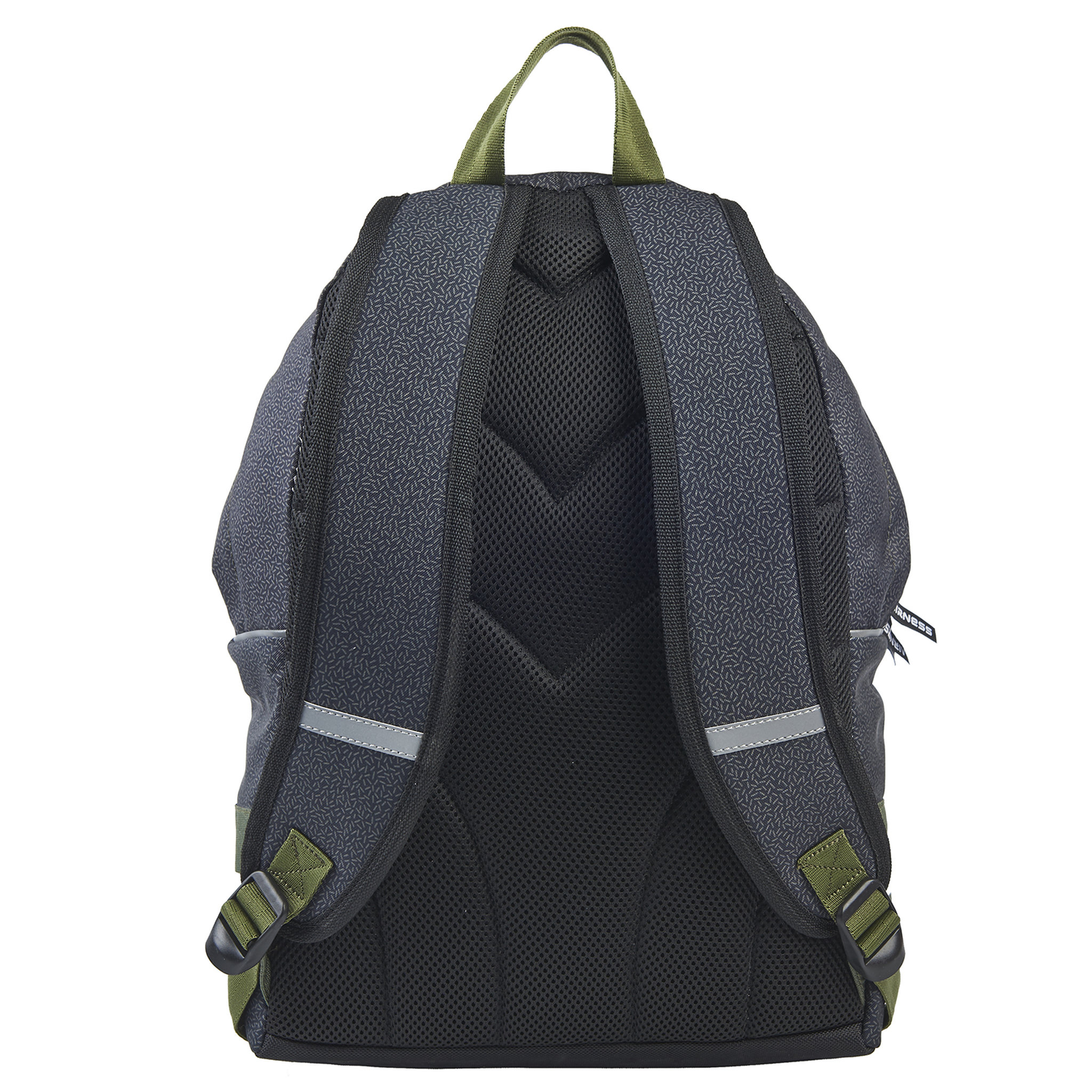 Voir la diapositive 3 : AIRNESS Sac à dos 1 compartiment kaki et noir