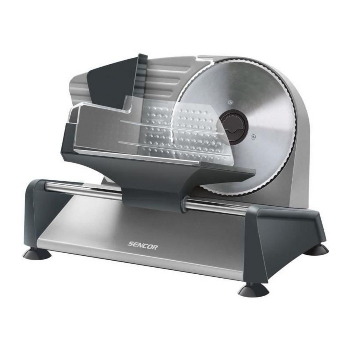 SENCO Trancheuse électrique - SENCOR - SFS 4050SS - 150 W - Epaisseur de tranche : jusqu'a 15 mm - Argent