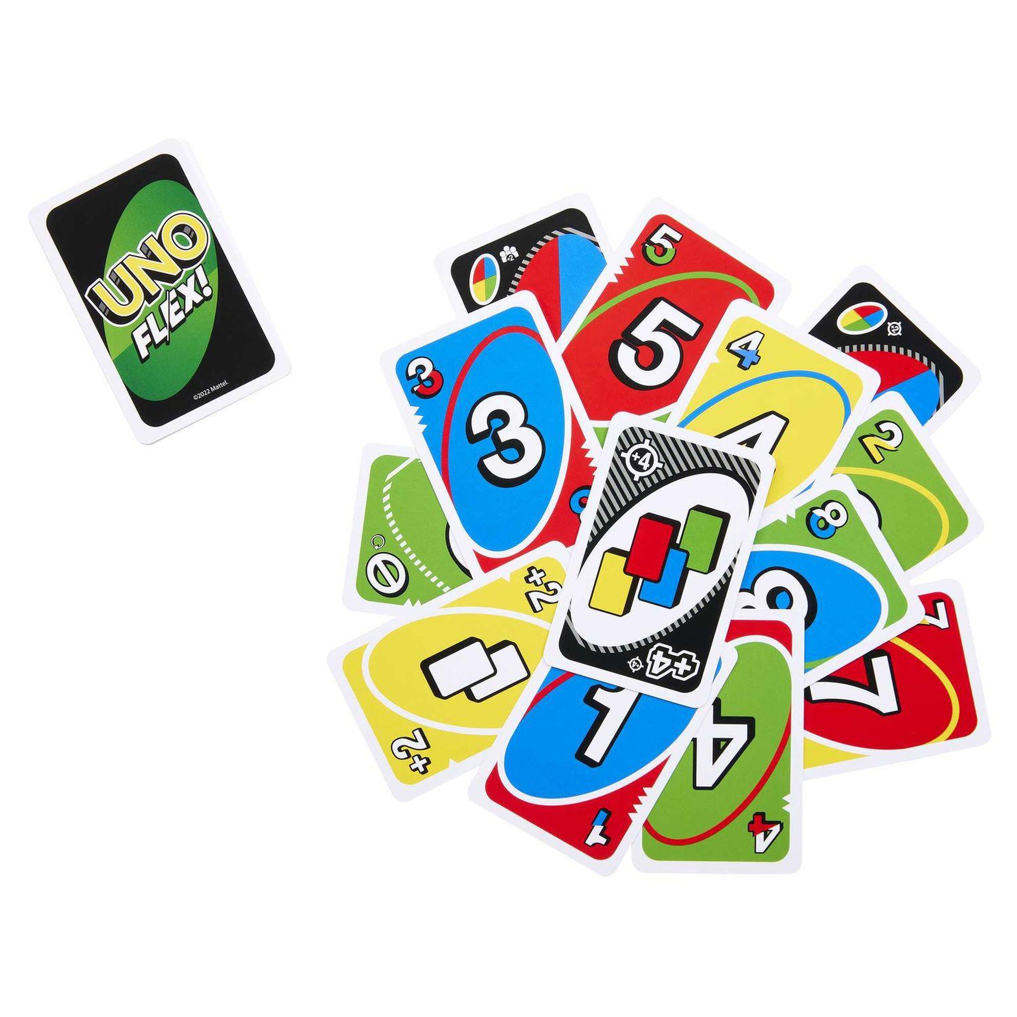 Voir la diapositive 3 : MATTEL Jeu UNO flex