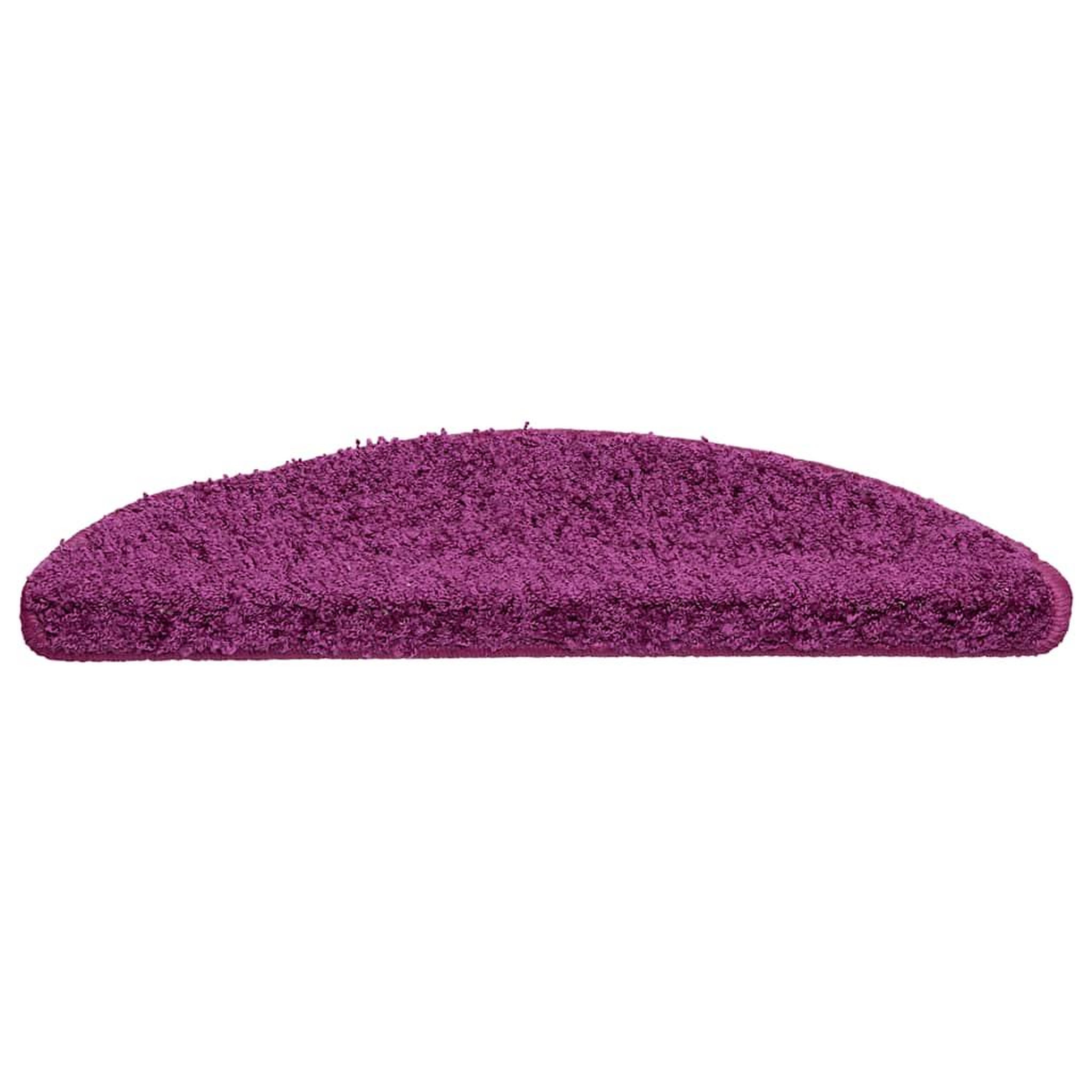 Voir la diapositive 3 : VIDAXL Tapis d'escalier 30 pcs violet 56x17x3 cm