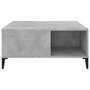 Voir la diapositive 5 : VIDAXL Table basse gris beton 80x80x36,5 cm bois d'ingenierie