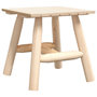 Voir la diapositive 2 : VIDAXL Table d'appoint 49x49x50 cm bois massif d'epicea