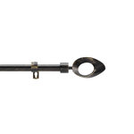 Douceur d'Intérieur Kit de tringle à rideaux extensible OVALON. Coloris disponibles : Blanc, Noir
