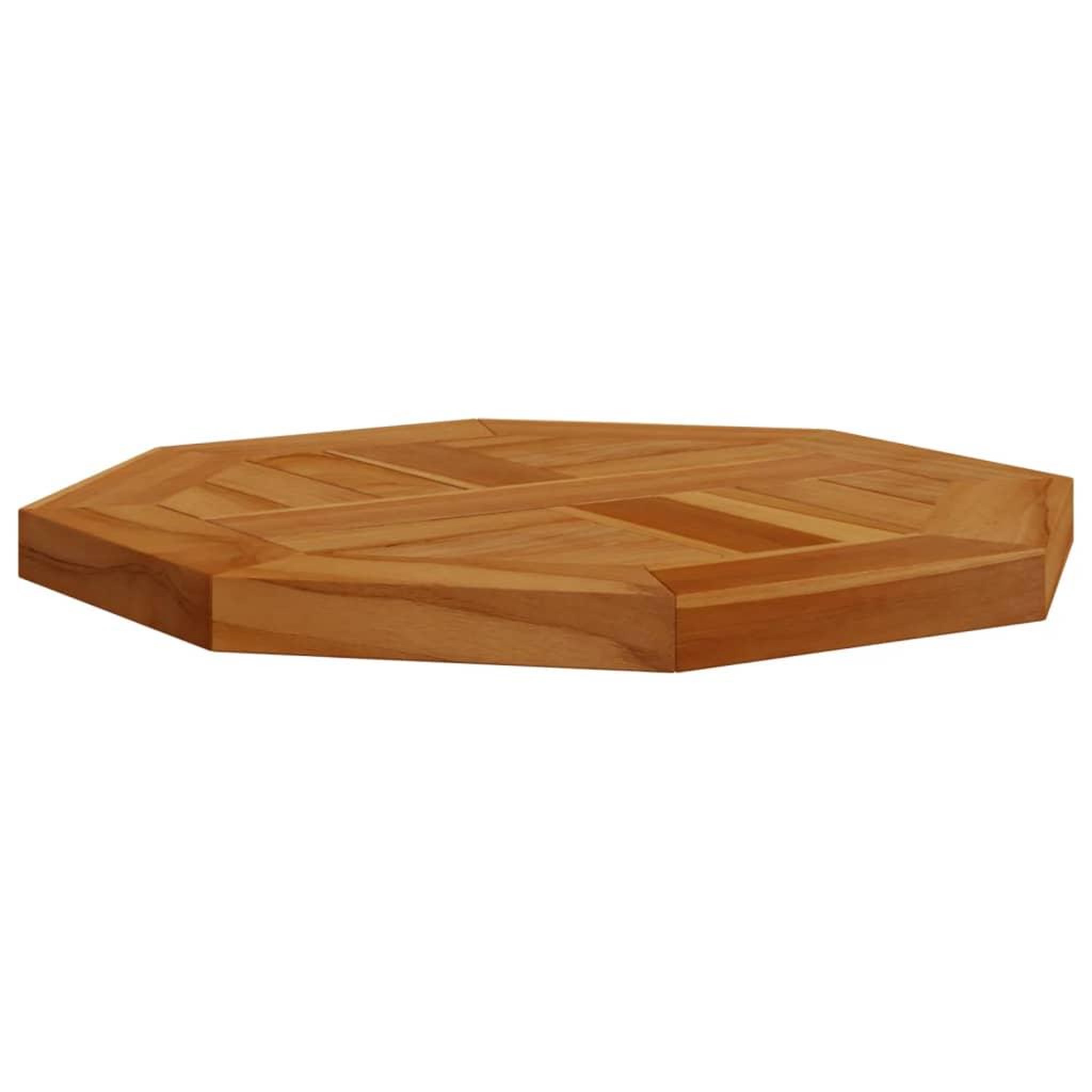 Voir la diapositive 4 : VIDAXL Dessus de table 40x40x2,5 cm octogonal bois de teck massif