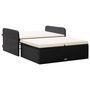 Voir la diapositive 2 : VIDAXL Salon de jardin 2 pcs avec coussins Resine tressee Noir
