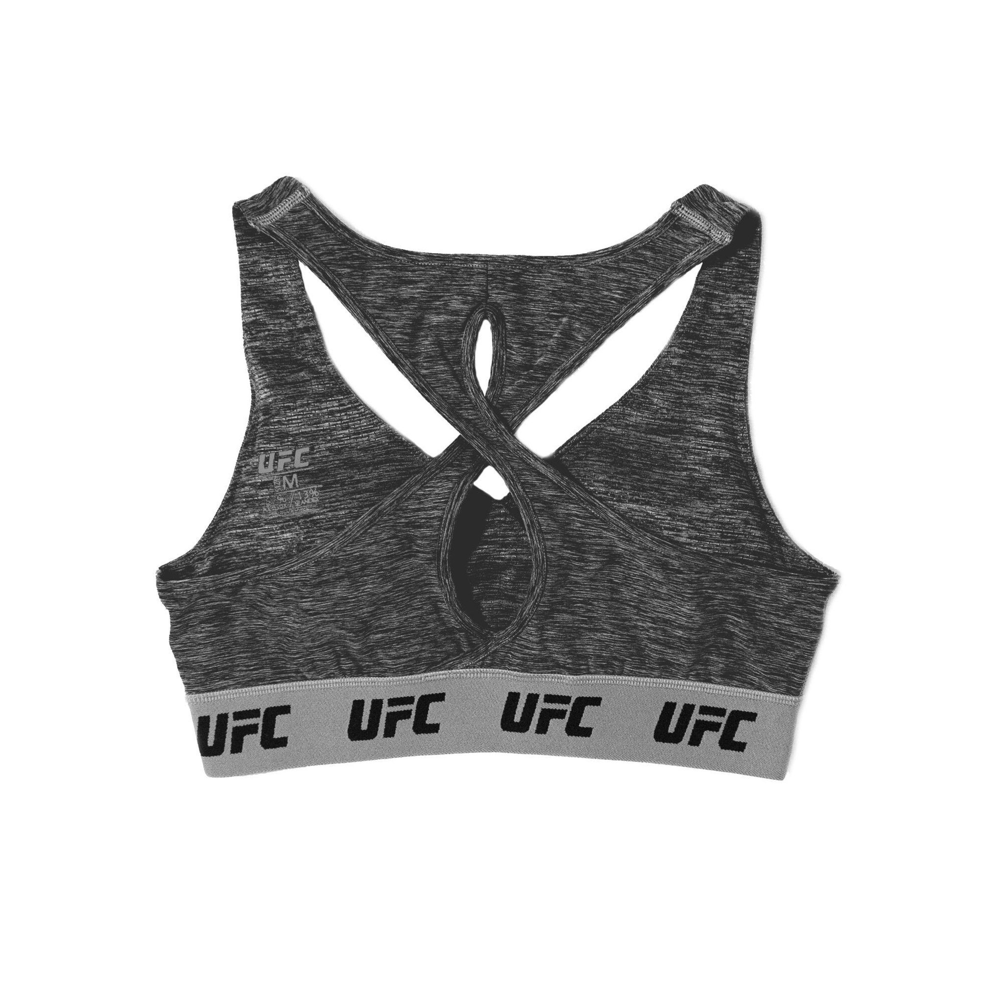 Voir la diapositive 2 : UFC Brassière à bretelles de sport et de crossfit - Femme - UFC - Noir - Taille XL