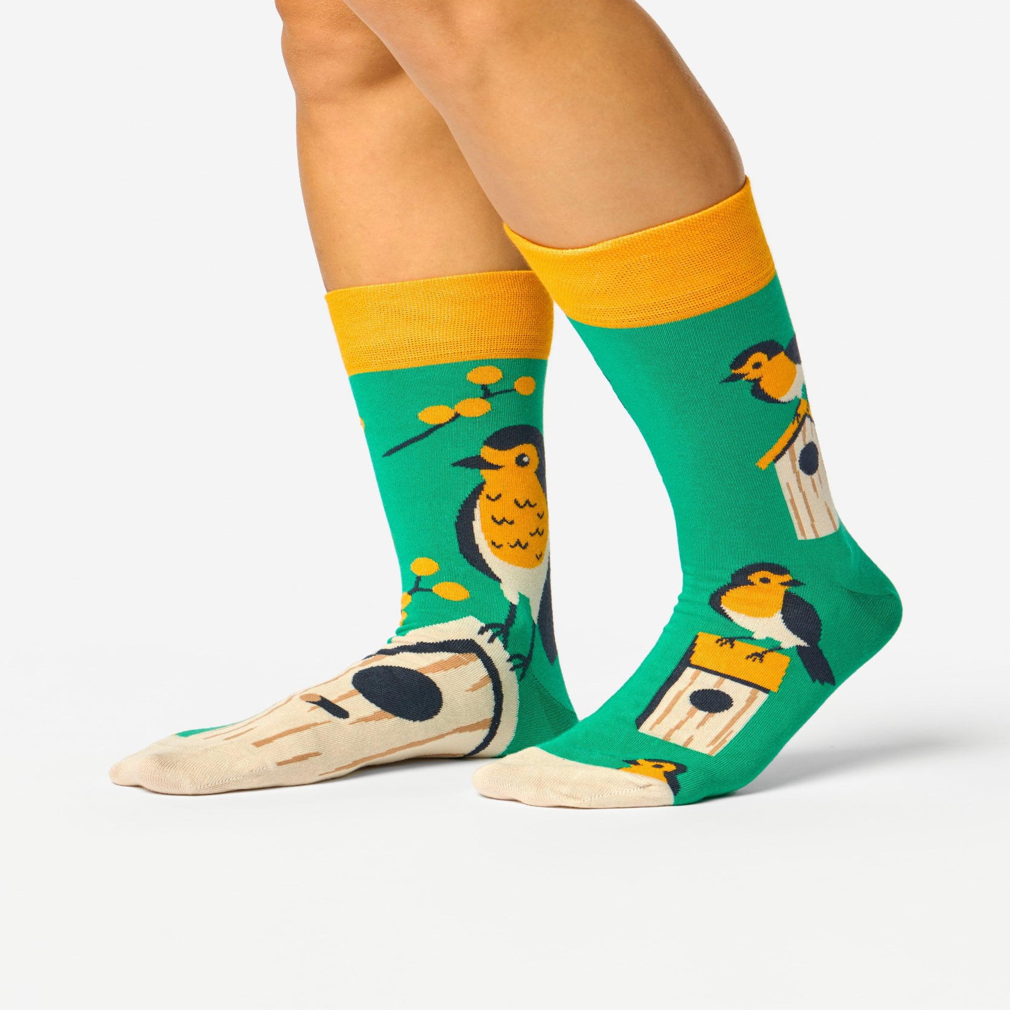 Voir la diapositive 3 : DEDOLES Chaussettes bambou nids d'oiseaux
