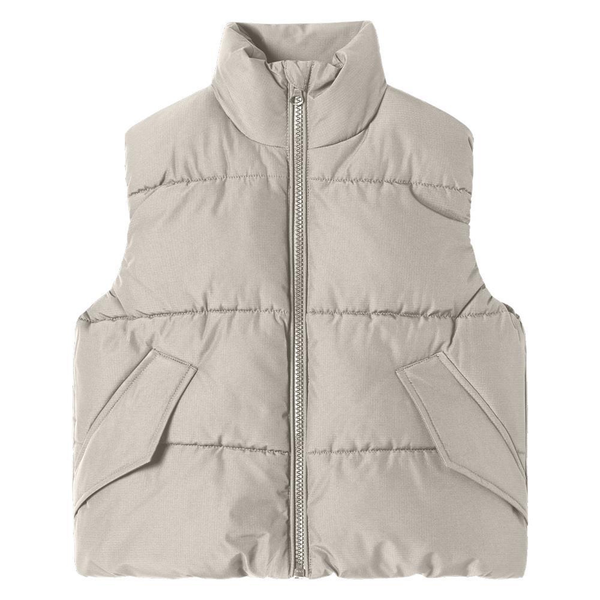 NAME IT Doudoune Sans Manches  Fille Name it Mole. Coloris disponibles : Beige