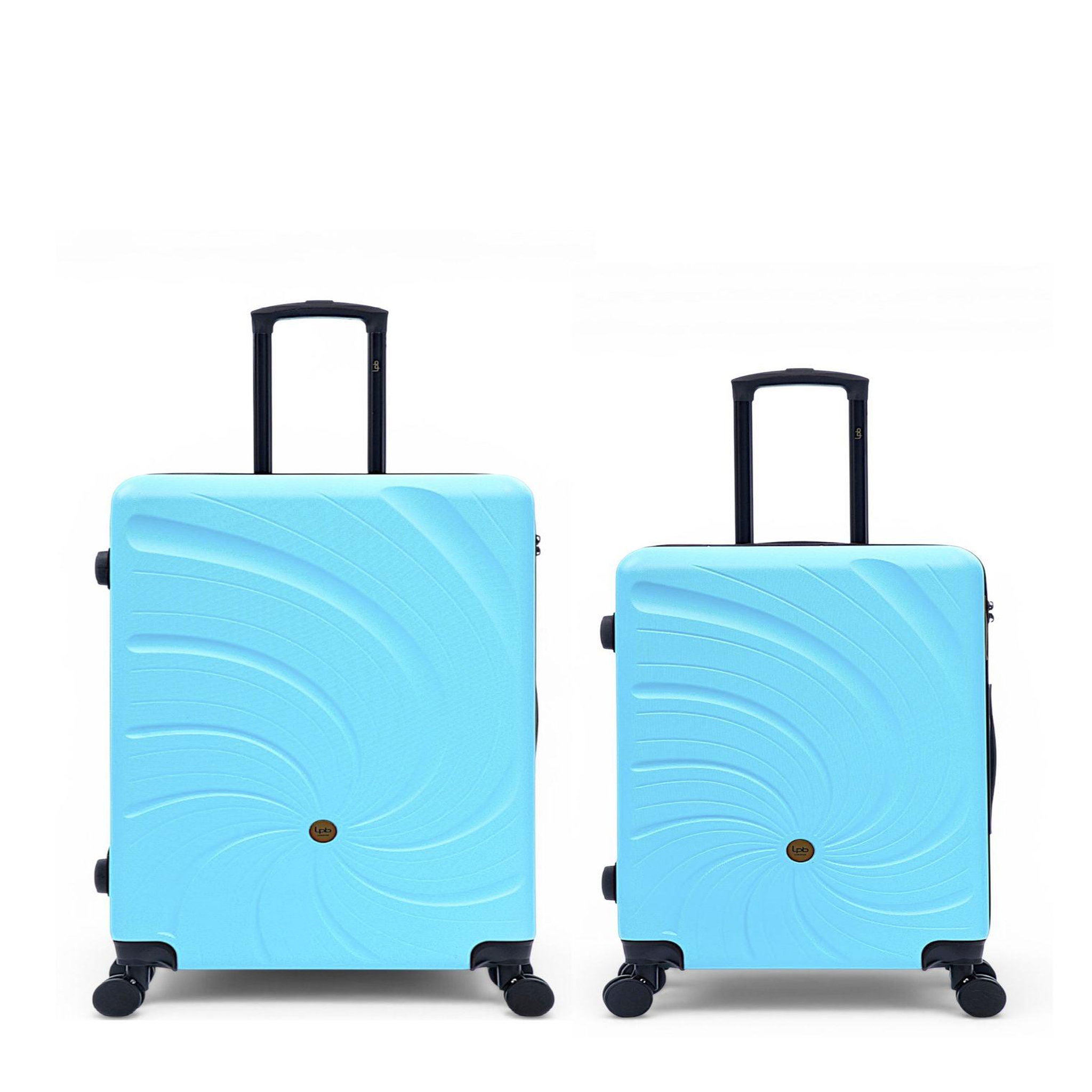 LES P'TITES BOMBES LPB Lot de 2 Valises Rigides Grand Format et Taille Moyenne SERENA