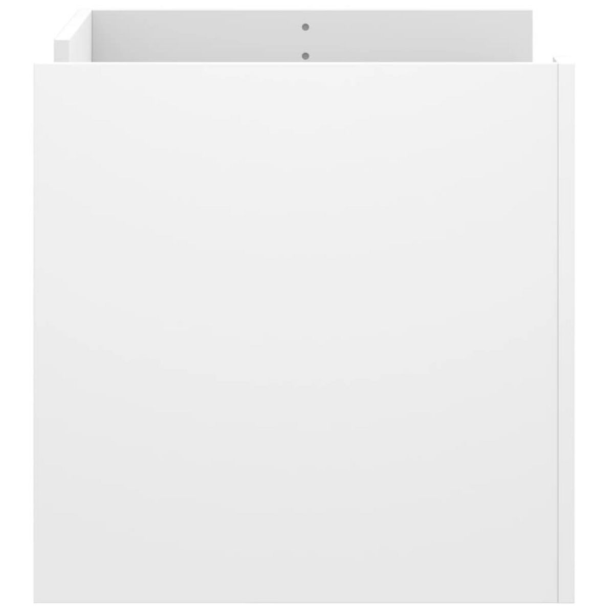 VIDAXL Table basse blanc 80x50x50 cm bois d'ingenierie