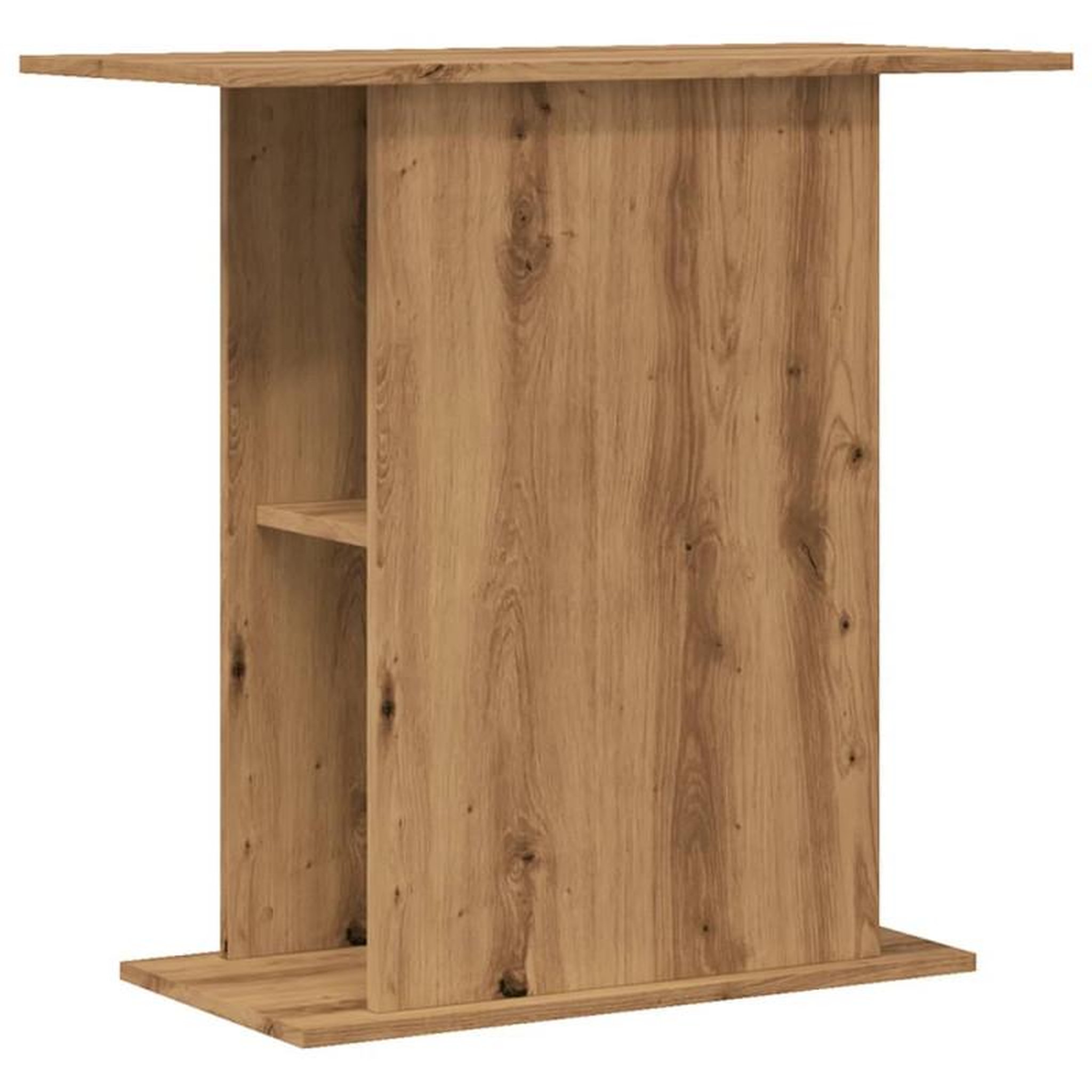 Voir la diapositive 2 : VIDAXL Support d aquarium chêne artisanal 36x75x72,5cm bois ingénierie