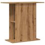 Voir la diapositive 2 : VIDAXL Support d aquarium chêne artisanal 36x75x72,5cm bois ingénierie
