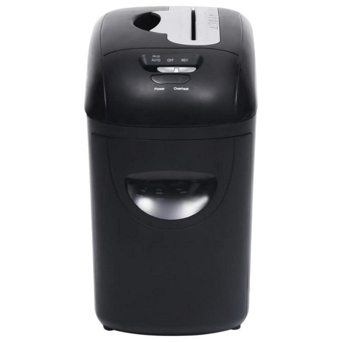 VIDAXL Déchiqueteuse de papier 10 feuilles à micro coupe Noir