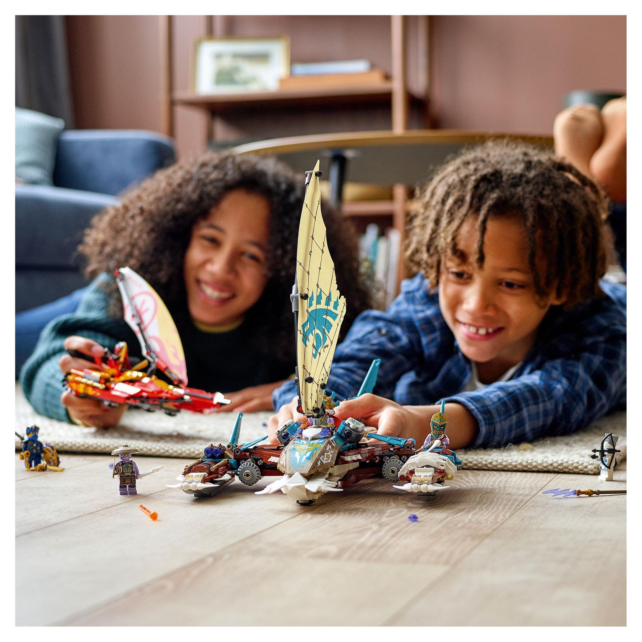 Voir la diapositive 7 : LEGO Ninjago 71748 - La bataille de catamarans