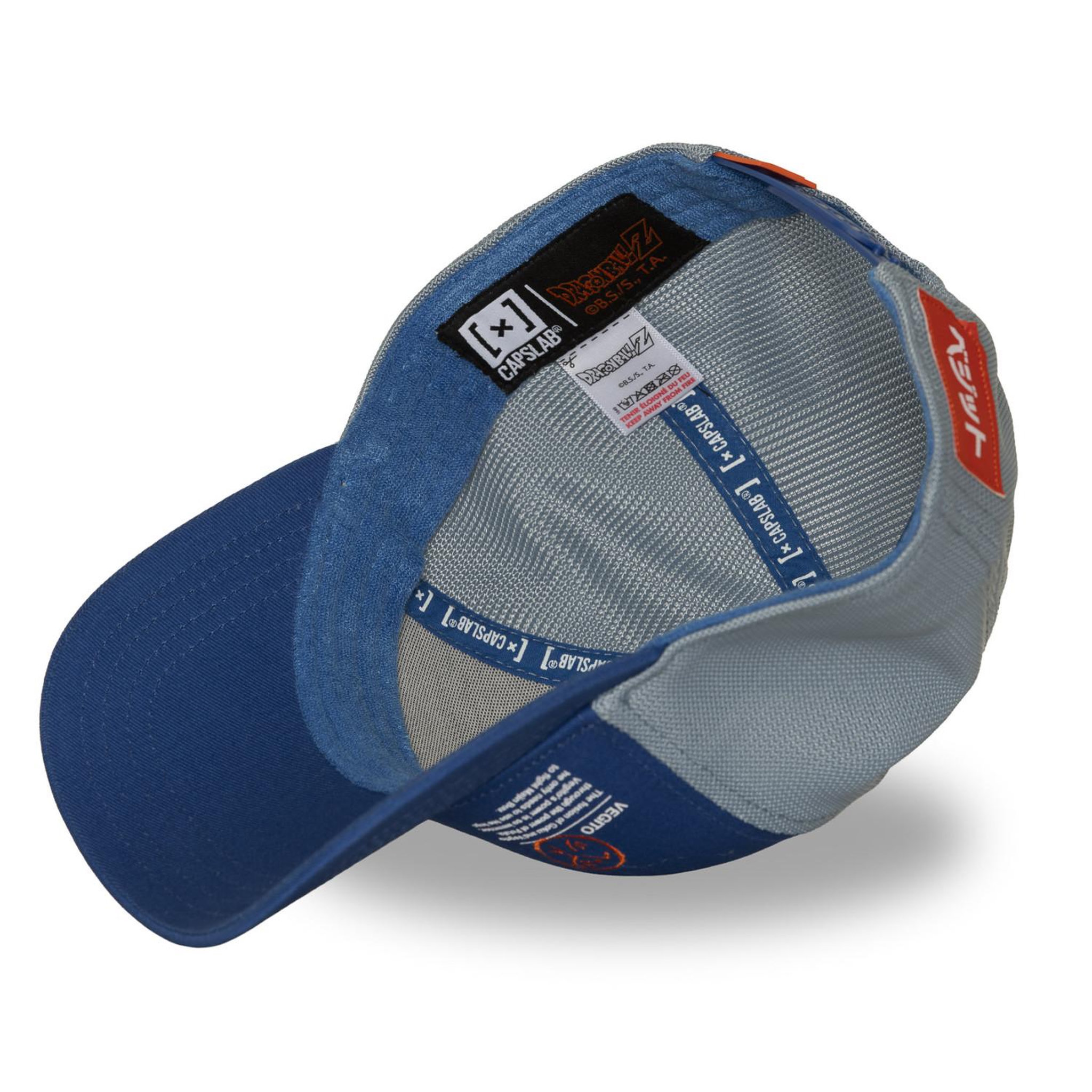 Voir la diapositive 6 : CAPSLAB Casquette  trucker avec filet Dragon Ball Vegito