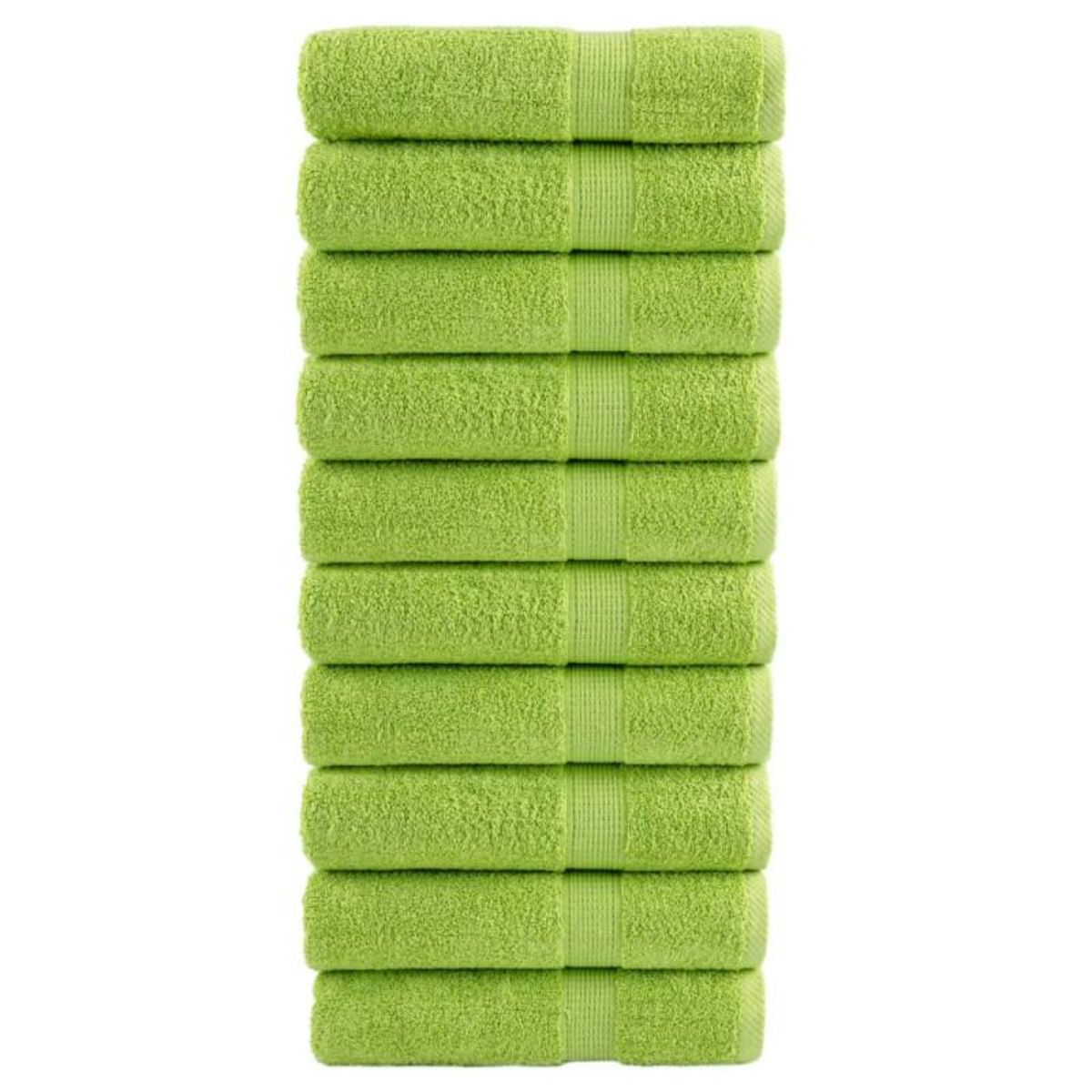 VIDAXL Serviettes de bain de qualité supérieure SOLUND 10 pcs 600g m²
