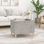 Voir la diapositive 3 : VIDAXL Table basse Gris beton 60x44,5x45 cm Bois d'ingenierie