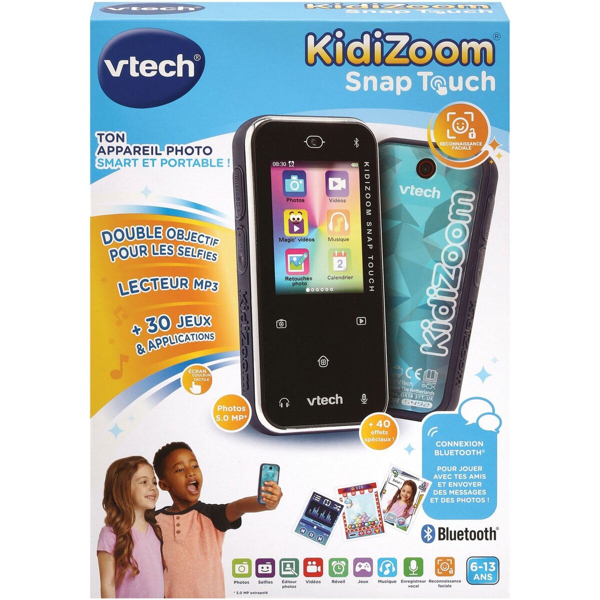 VTECH Kidizoom Snap Touch bleu pas cher 