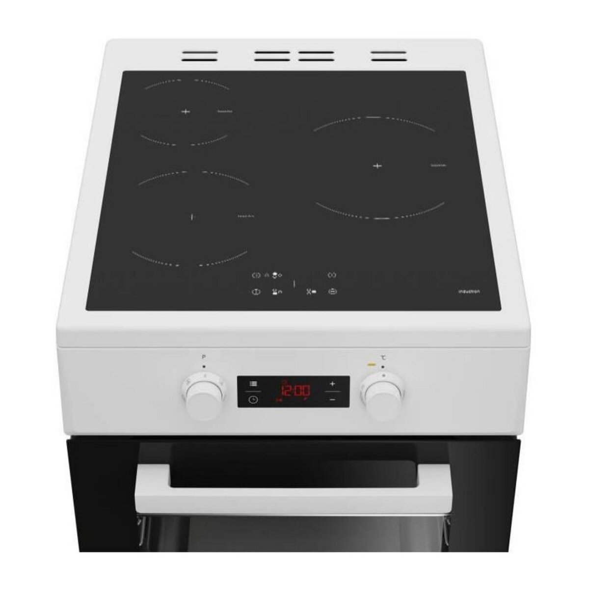 Beko Cuisiniere induction - BEKO - FSM58301WC - 3 feux - 0,92 kwh/cycle - 50cm