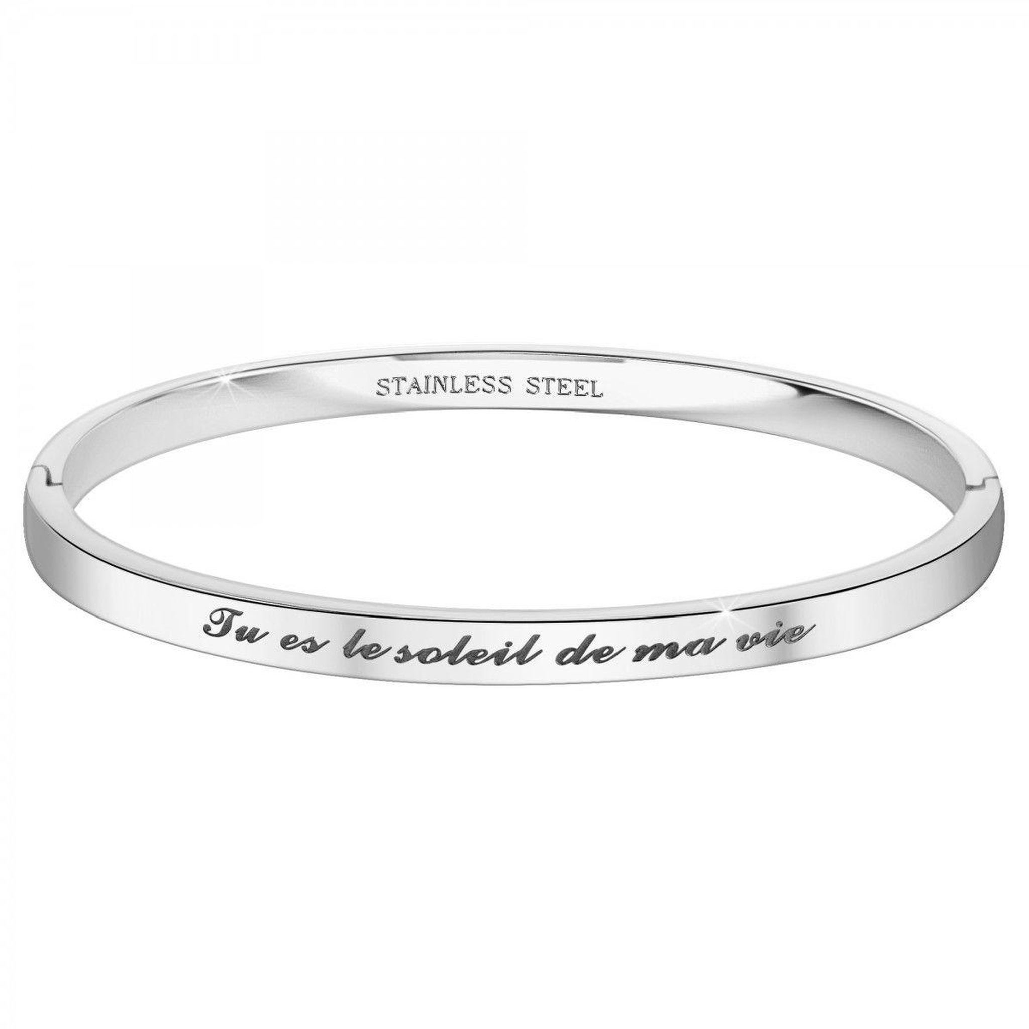 SC CRYSTAL Tu es le soleil de ma vie - Bracelet SC Crystal en Acier Rhodié argenté