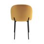 Voir la diapositive 5 : Rendez vous déco Lot de 2 chaises en velours jaune moutarde - Karl