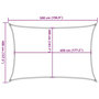 Voir la diapositive 6 : VIDAXL Voile d'ombrage 160 g/m^2 Vert clair 4x5 m PEHD