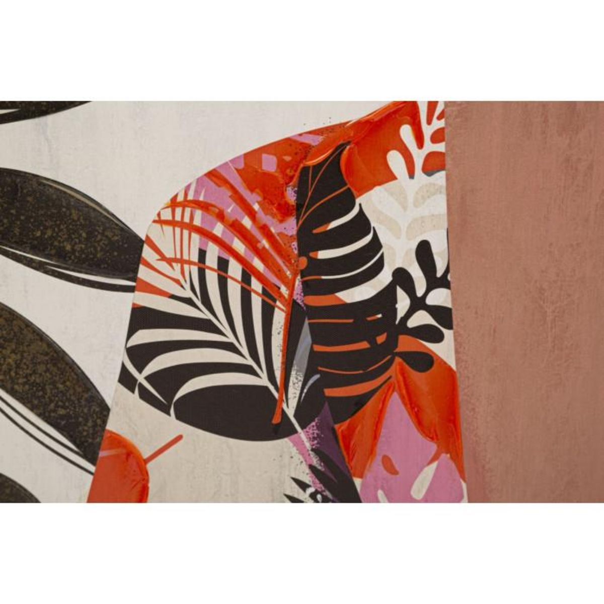 Paris Prix Toile Imprimée Déco  Lady Jungle Face  80x120cm Multicolore