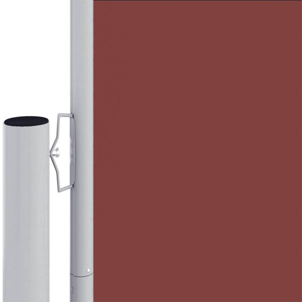 VIDAXL Auvent lateral retractable Marron 180x600 cm